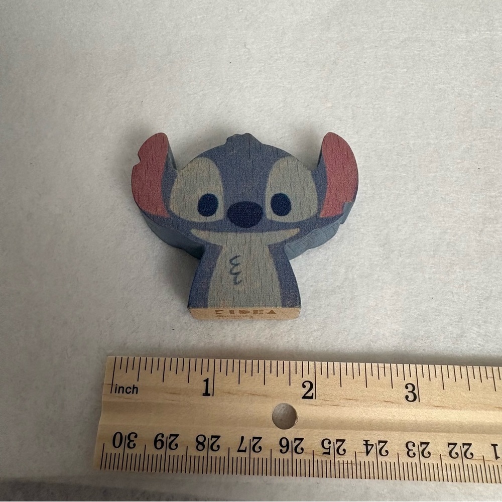 STITCH KIDEA Japan Small Wooden Figure Toy - Picture 4 of 9